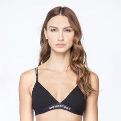 IVORY BRA WOMEN BLACK