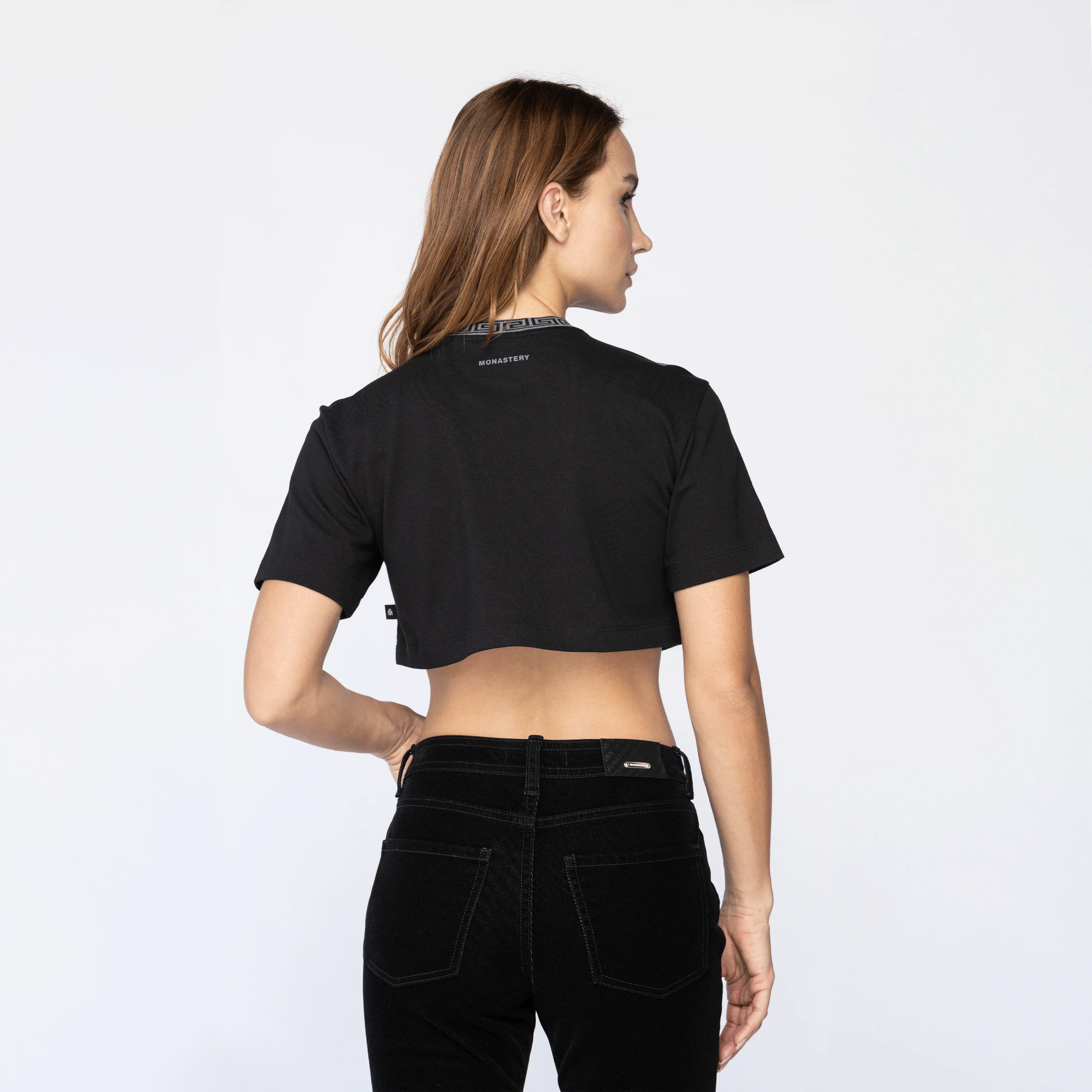 1060041224010134 ARLET CROP TOP OVERSIZE MST BLACK