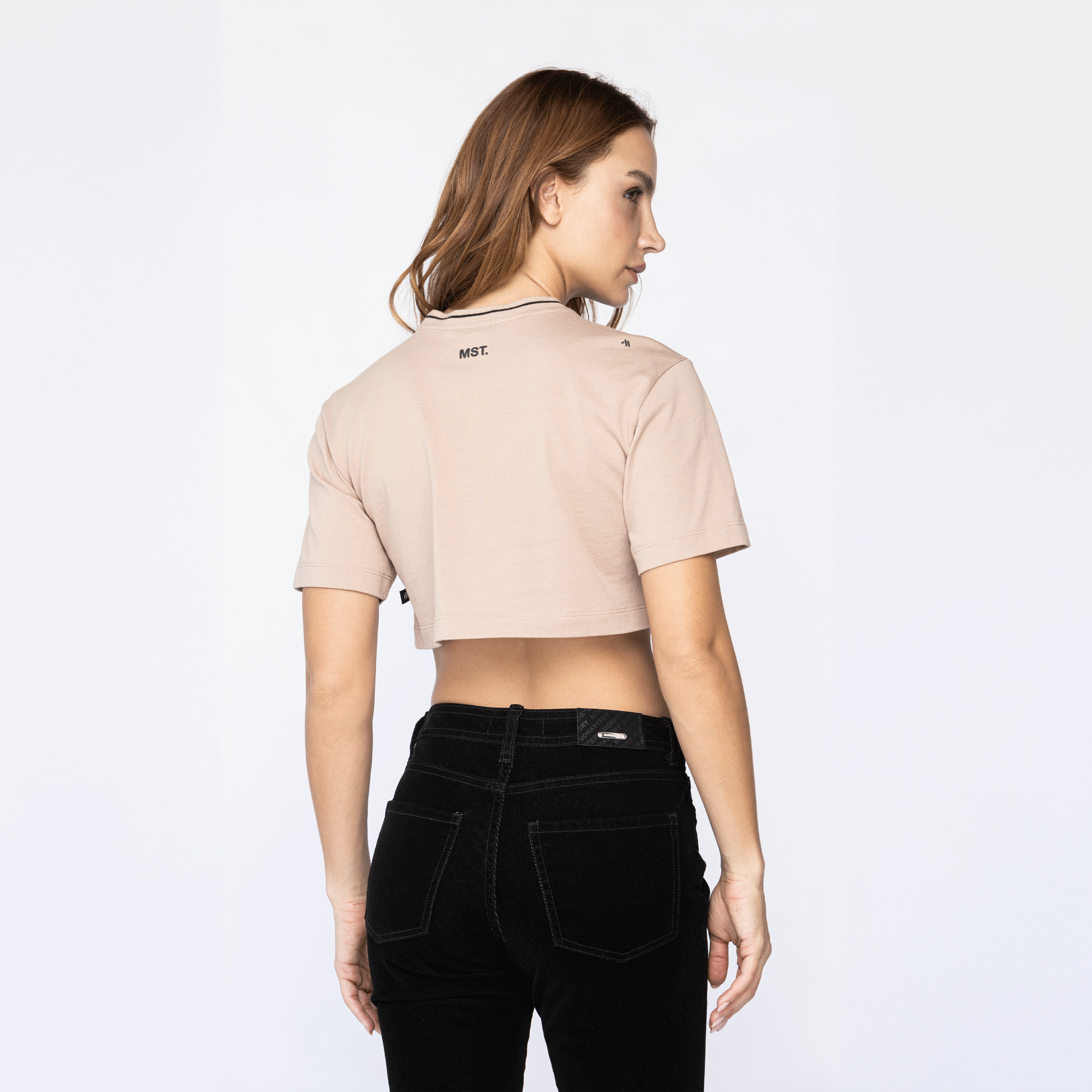 ELDÉN CROP TOP WOMEN WARM TAUPE