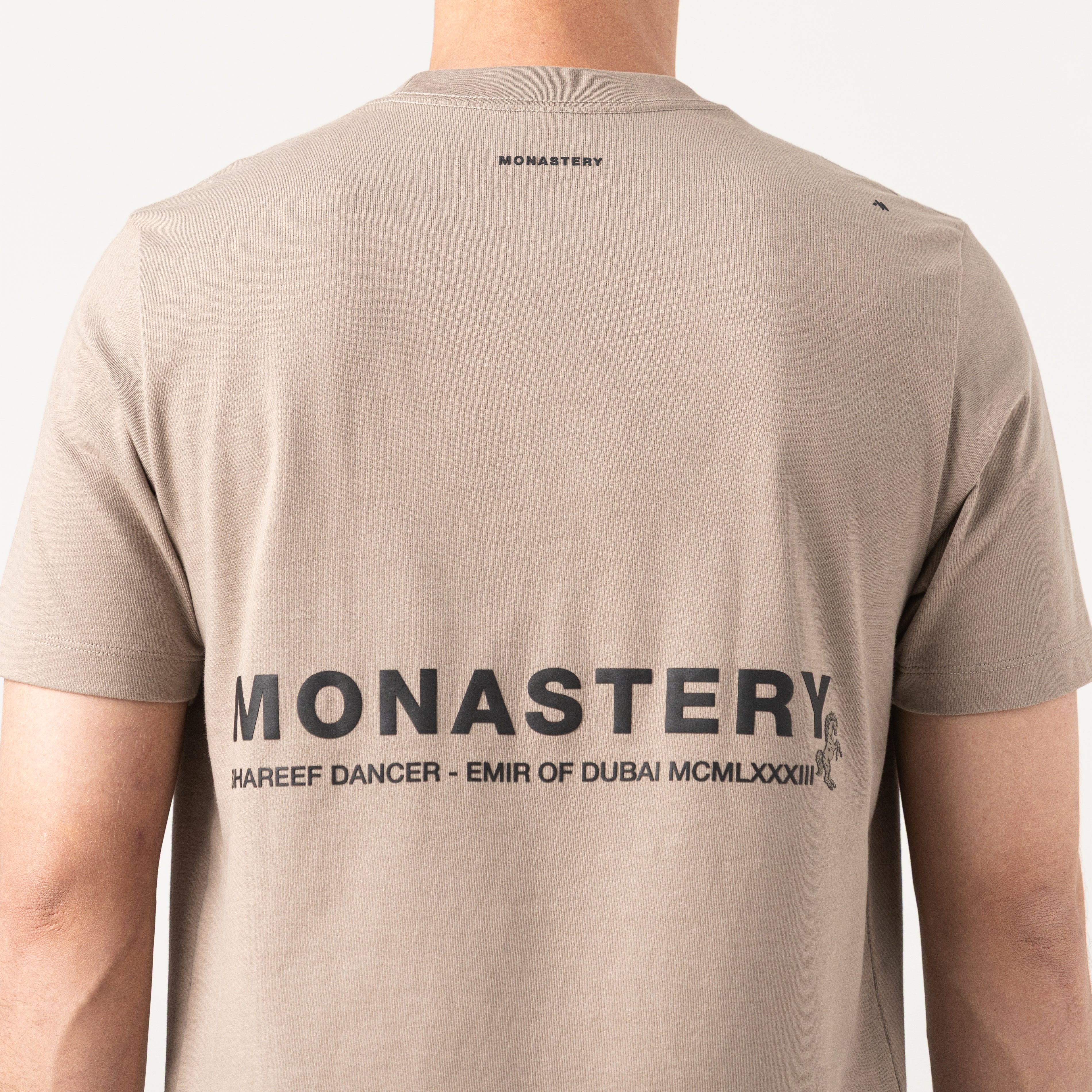 APPLEJACK T-SHIRT MEN TAUPE GRAY