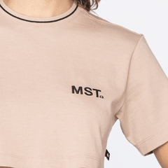ELDÉN CROP TOP WOMEN WARM TAUPE