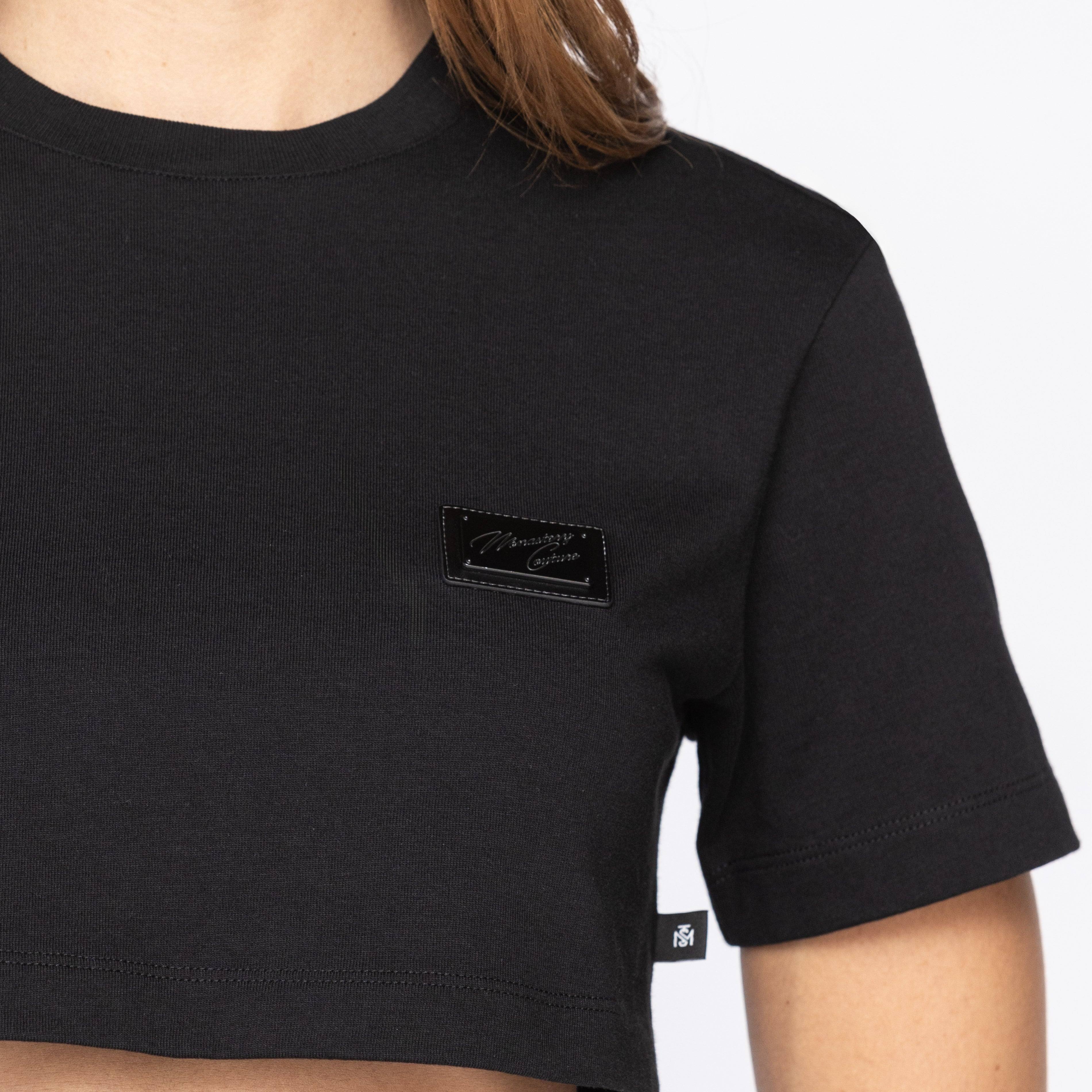 1060041224070134 GATERLEN CROP TOP OVERSIZE MST BLACK