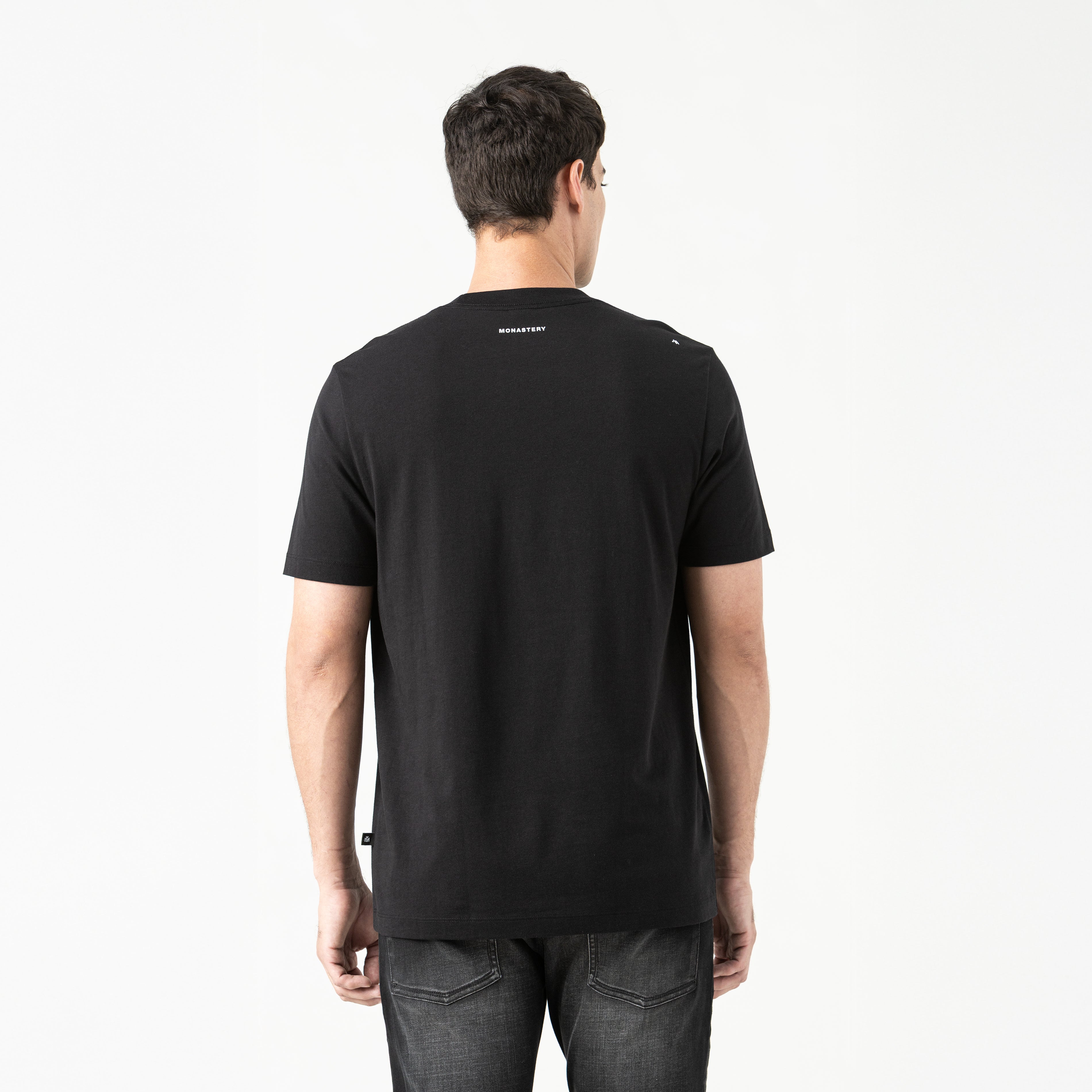 SMOKE T-SHIRT MEN BLACK