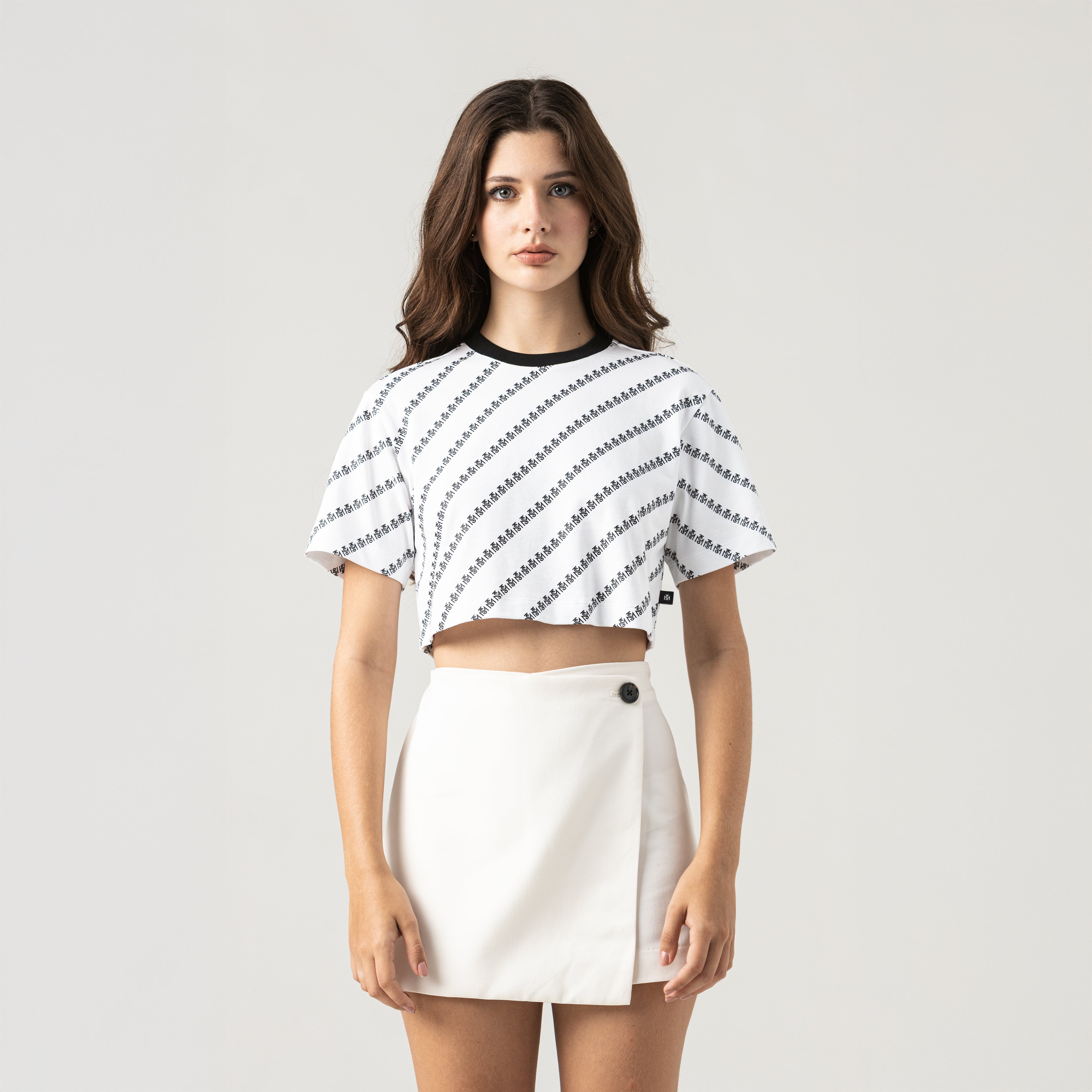 BRITANIA CROP TOP WOMEN WHITE