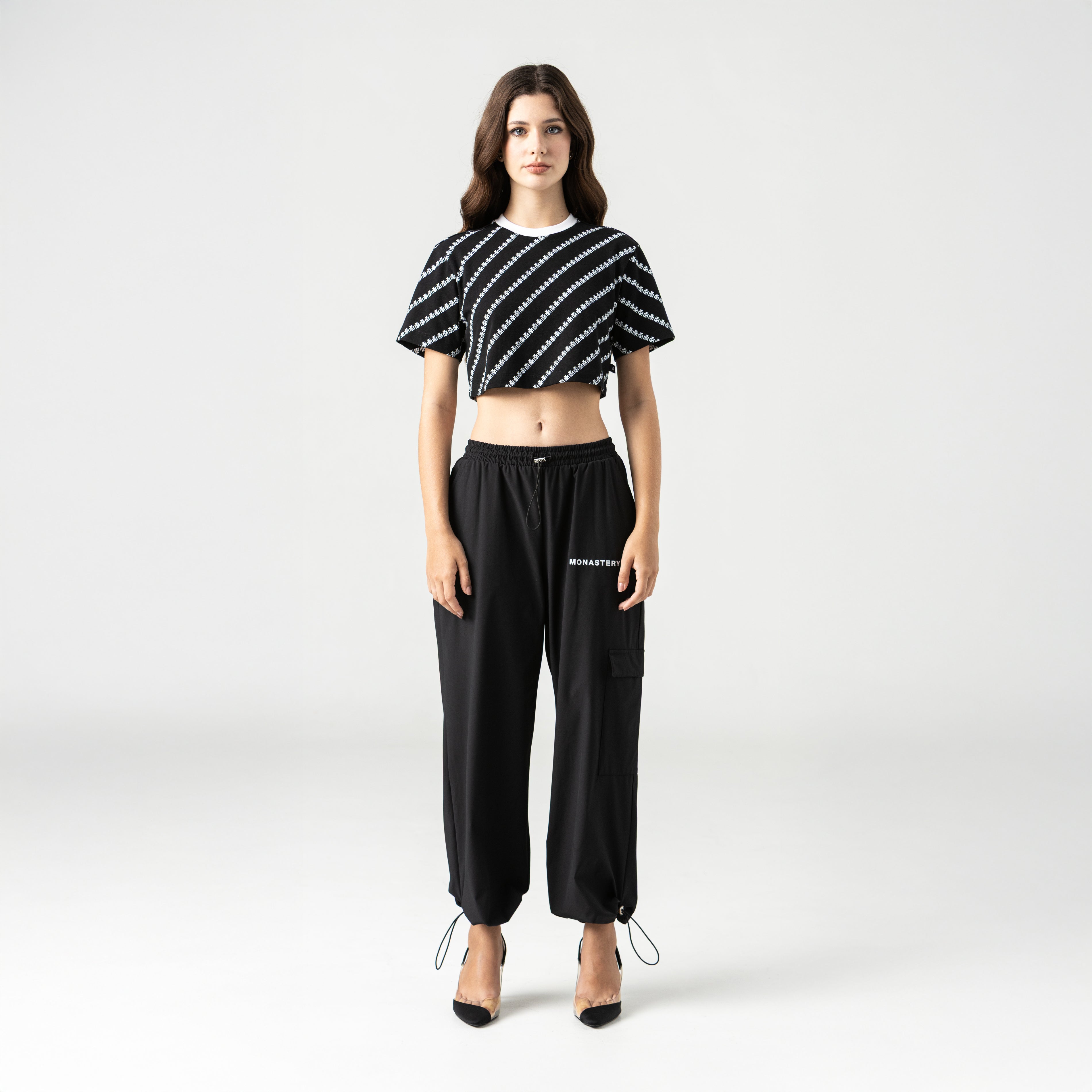 BRITANIA CROP TOP WOMEN BLACK