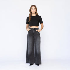 GATERLEN CROP TOP BLACK - Monastery