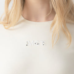 LIANE T-SHIRT WOMEN WHITE ASPARAGUS