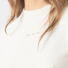 MED CROP TOP WOMEN WHITE ASPARAGUS