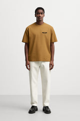 CAMISETA OCRE MECLIER GALLERY LOGOTIPO