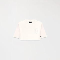 NEKANE CROP TOP WOMEN WHITE ASPARAGUS