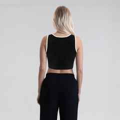 ONAM KNITTED TOP MST BLACK