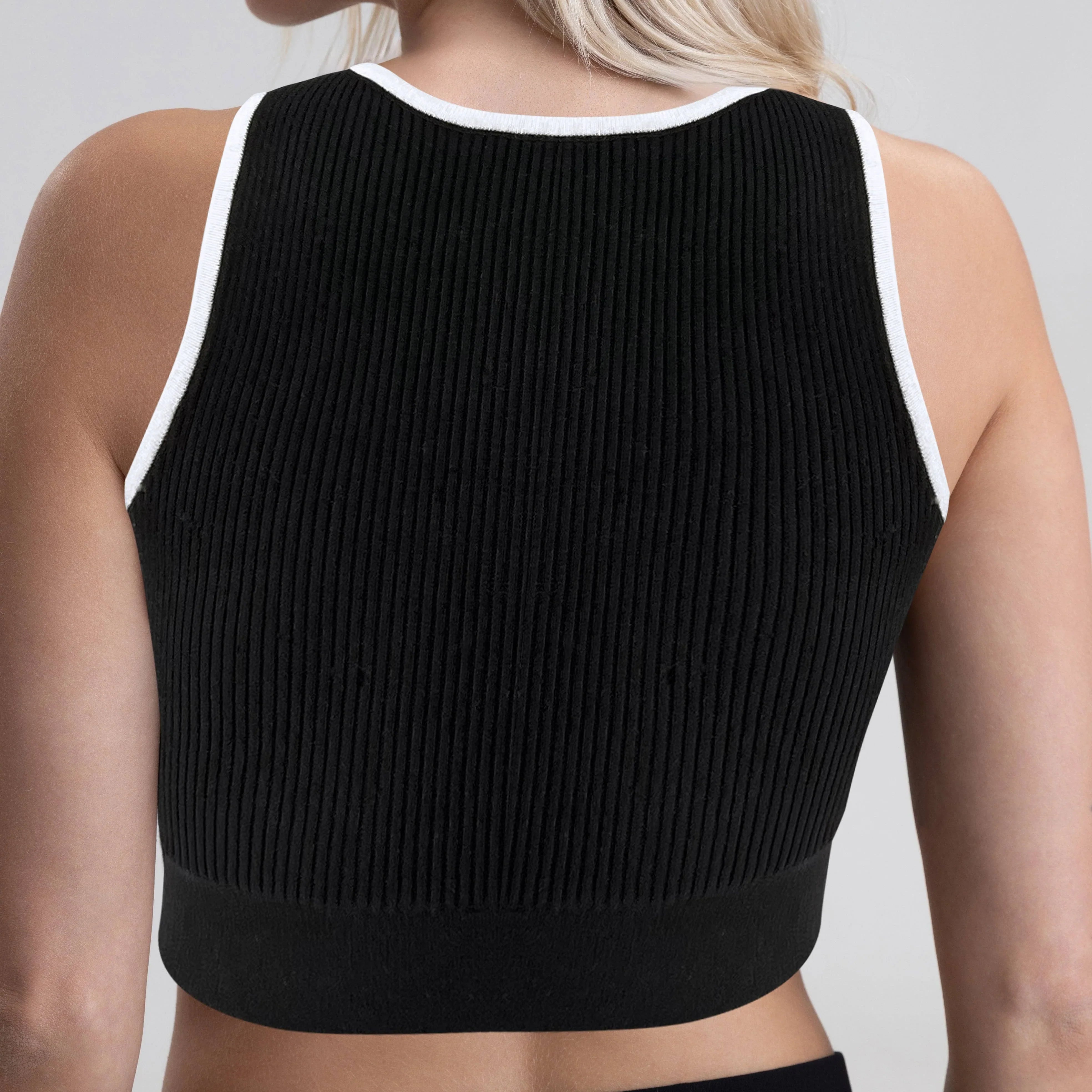 ONAM KNITTED TOP MST BLACK
