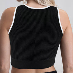 ONAM KNITTED TOP MST BLACK