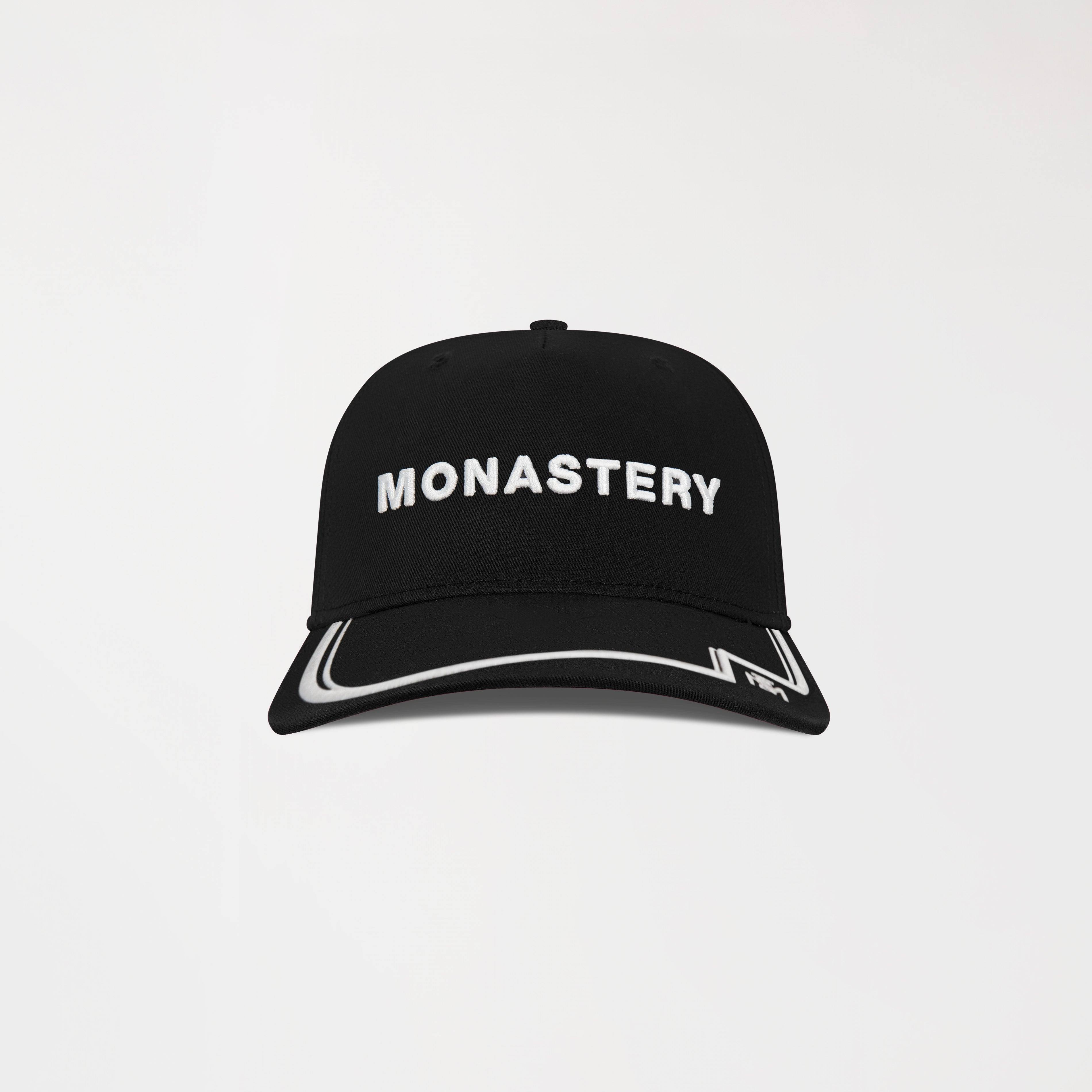 GORRA PYRELL NEGRA FRENTE - MONASTERY