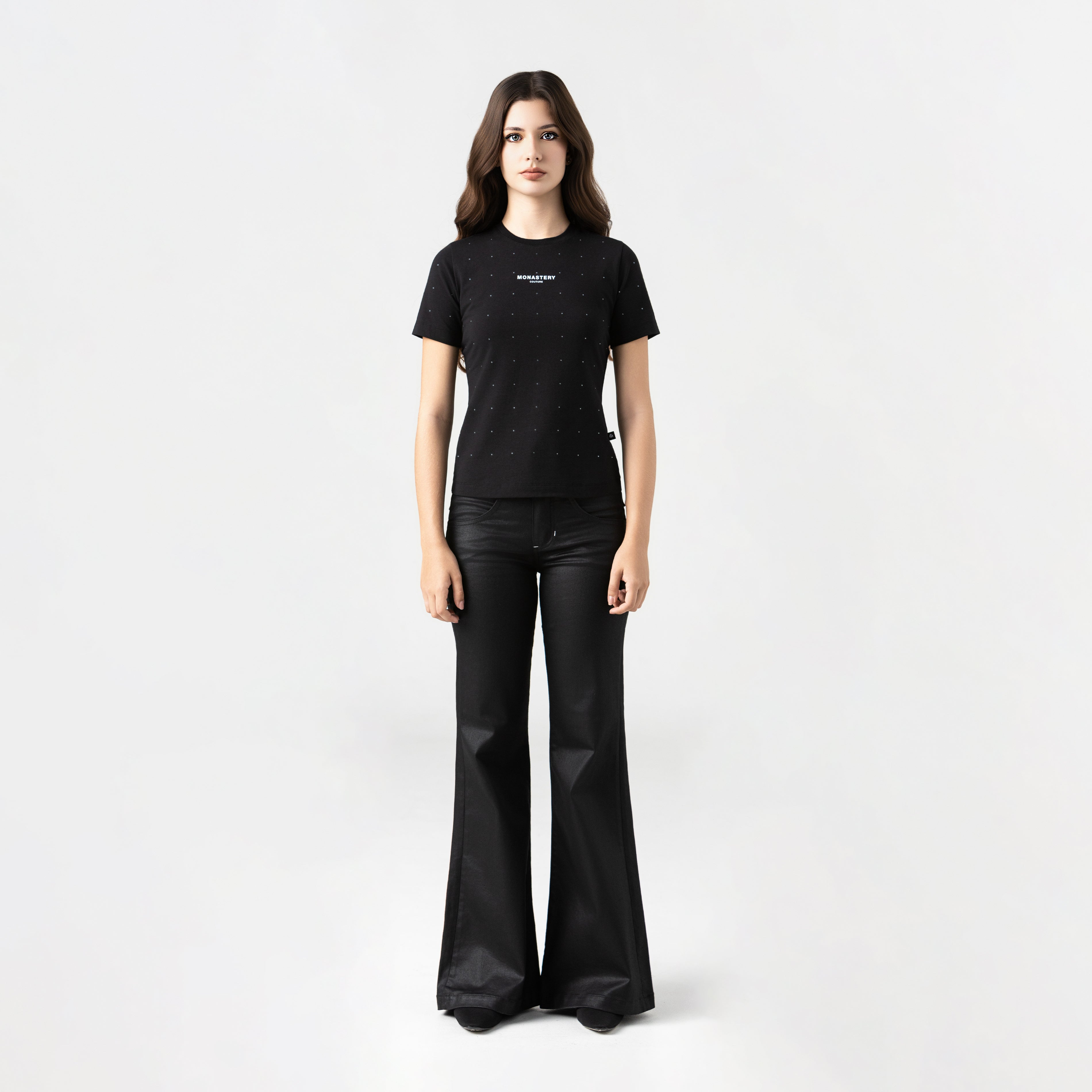 QYLLA T-SHIRT WOMEN BLACK