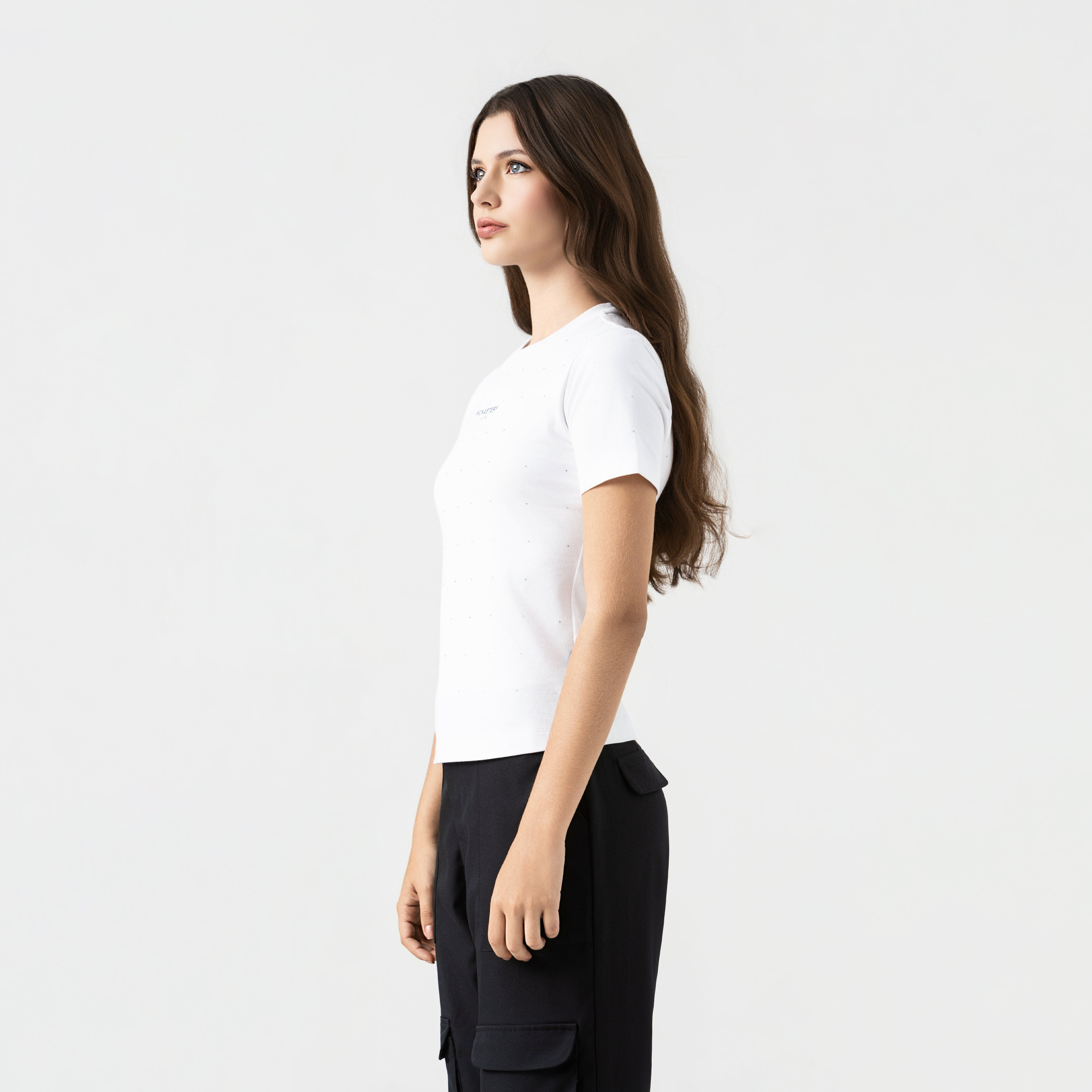 QYLLA T-SHIRT WOMEN WHITE