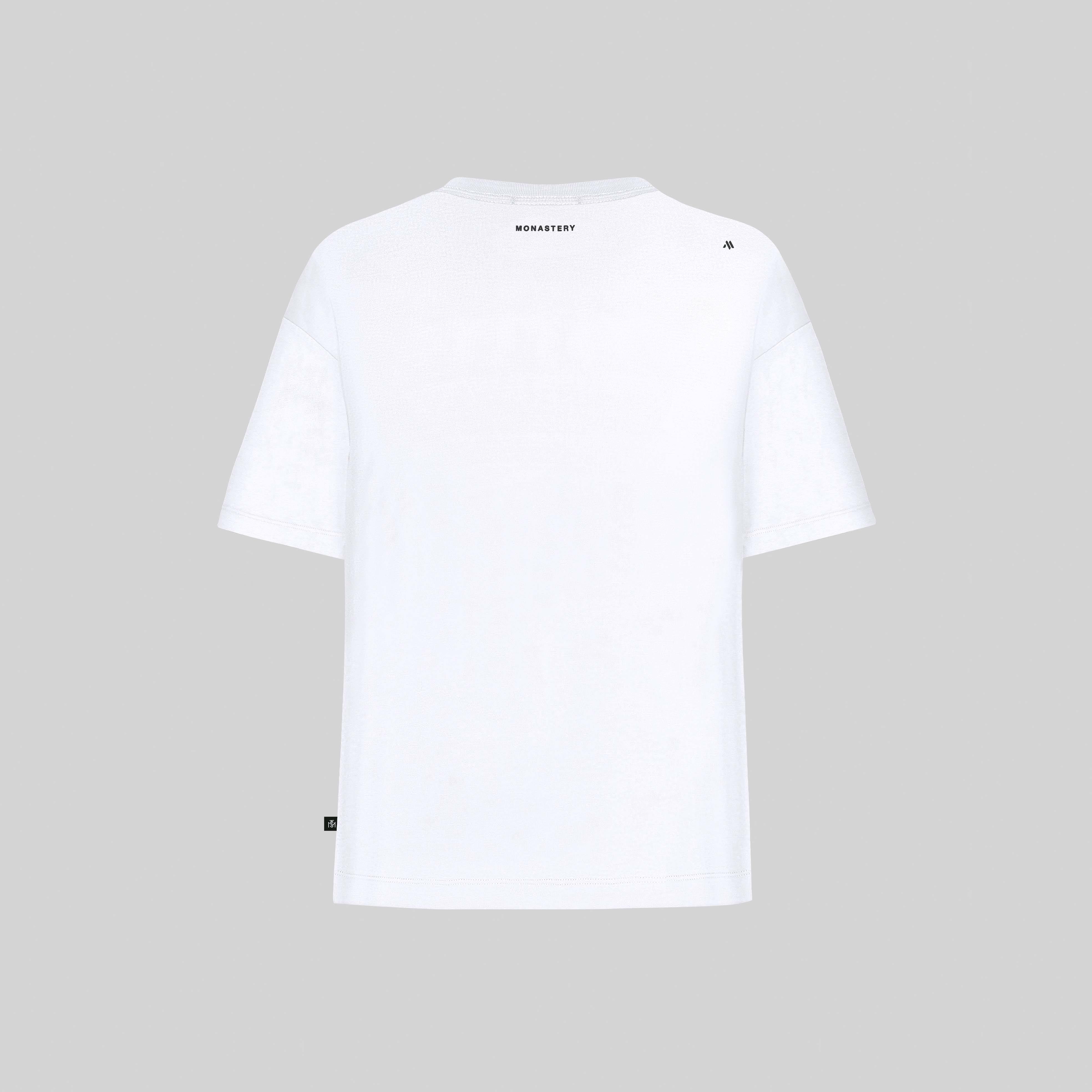 SAKURA T-SHIRT OVERSIZED WOMEN WHITE - Monastery