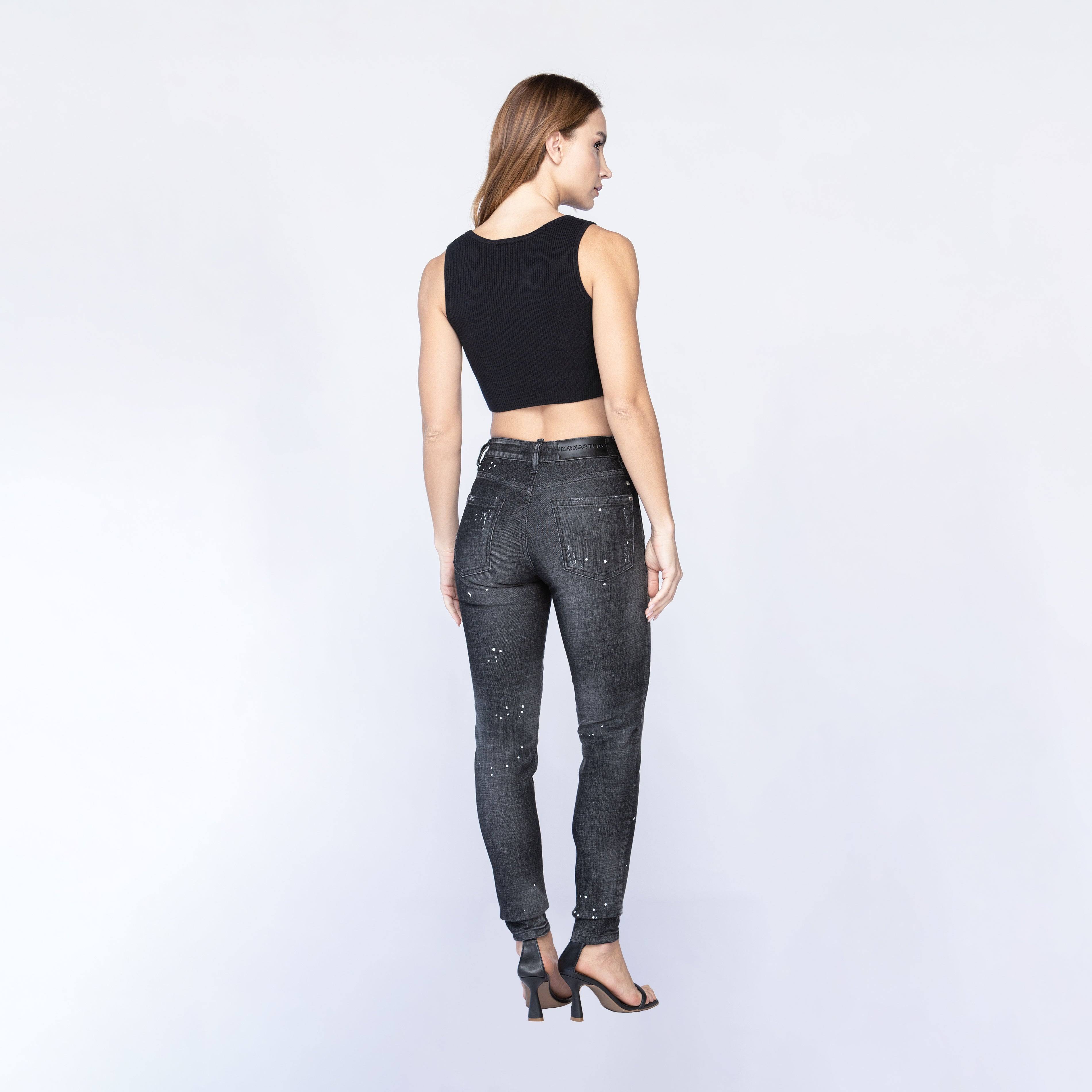 SNOW KNITTED TOP WOMEN BLACK