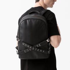STRAPS BACKPACK MEN BLACK