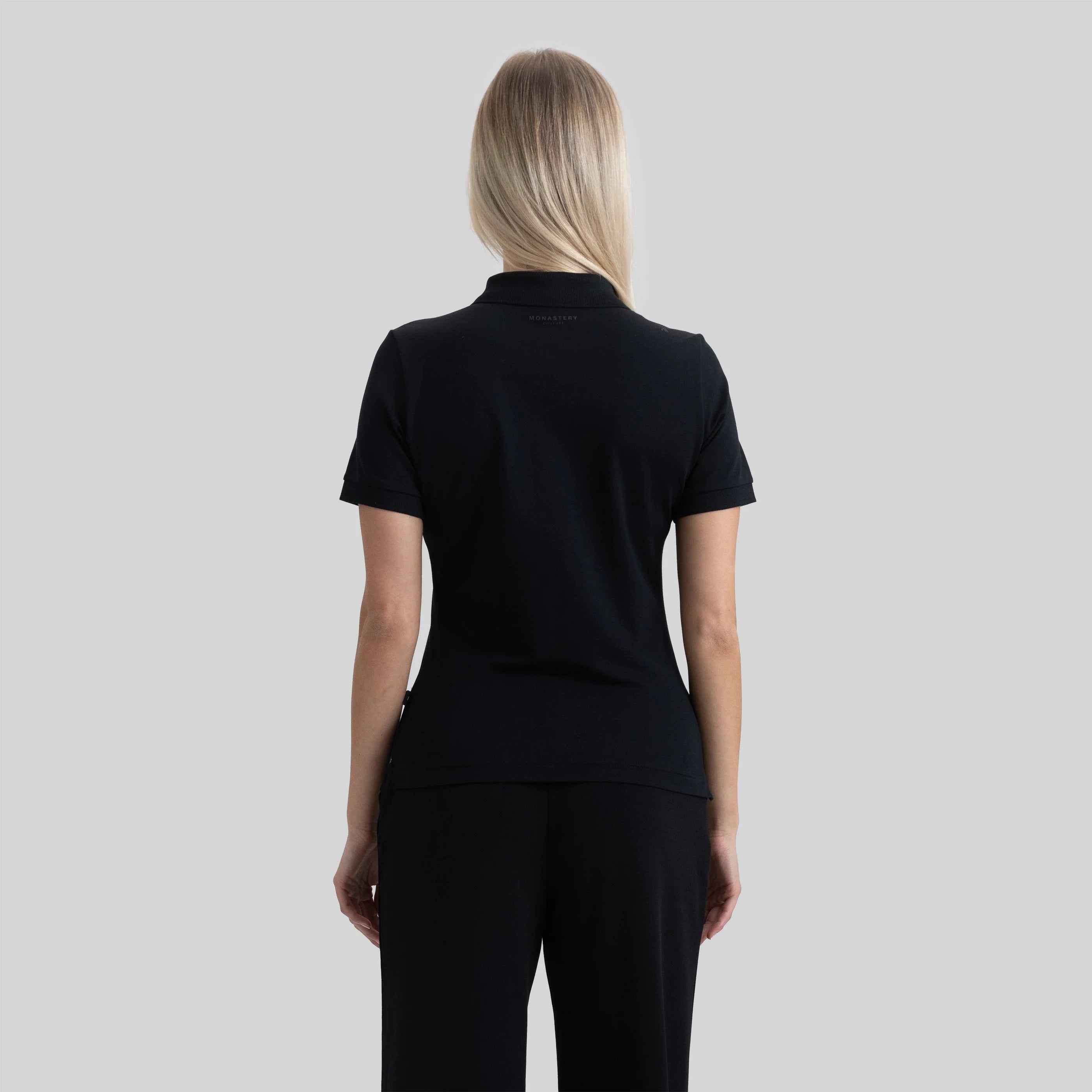 SUZUKA T-SHIRT POLO WOMEN BLACK
