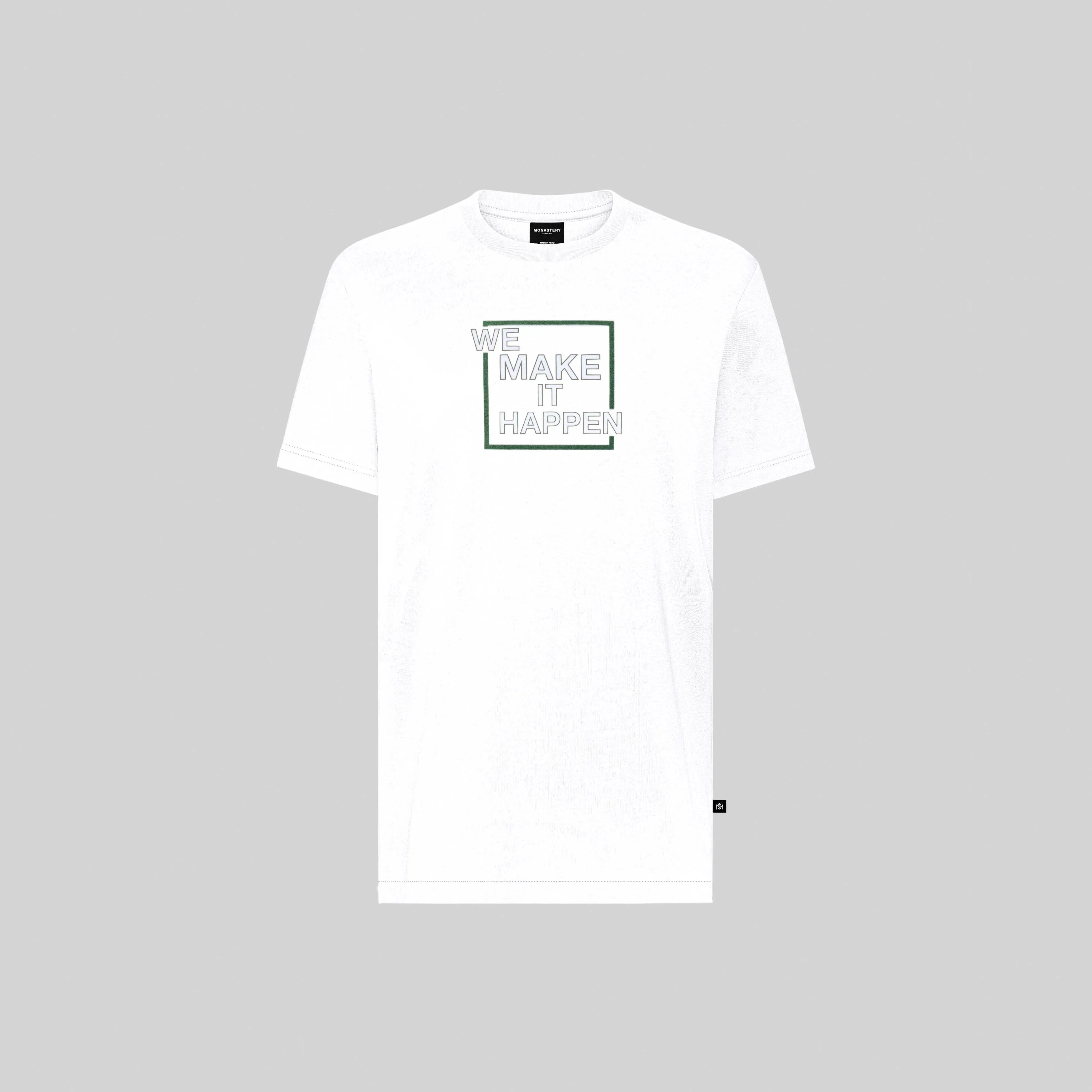 NUVOLARI T-SHIRT WHITE - Monastery