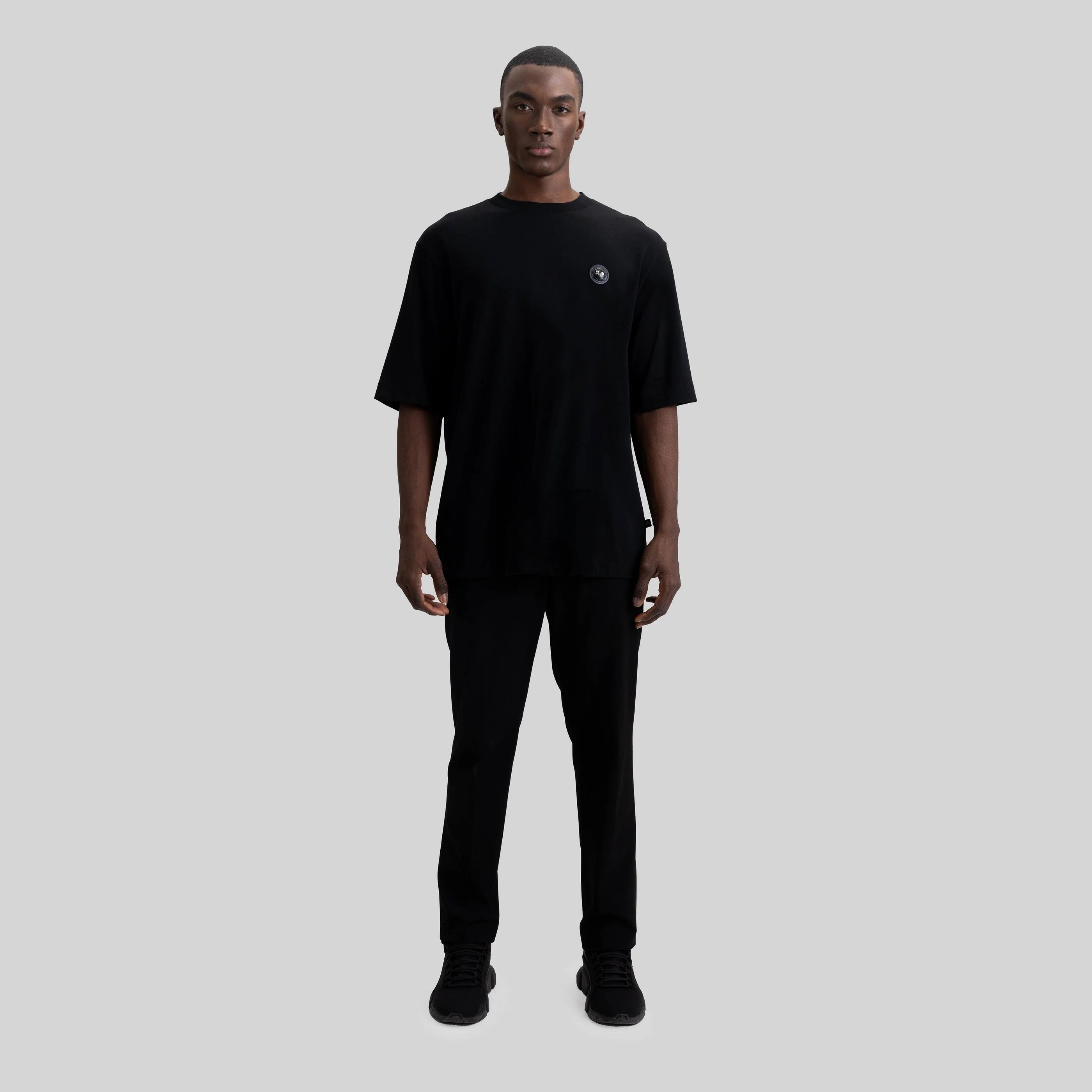 MANSELL T-SHIRT OVERSIZE BLACK - Monastery