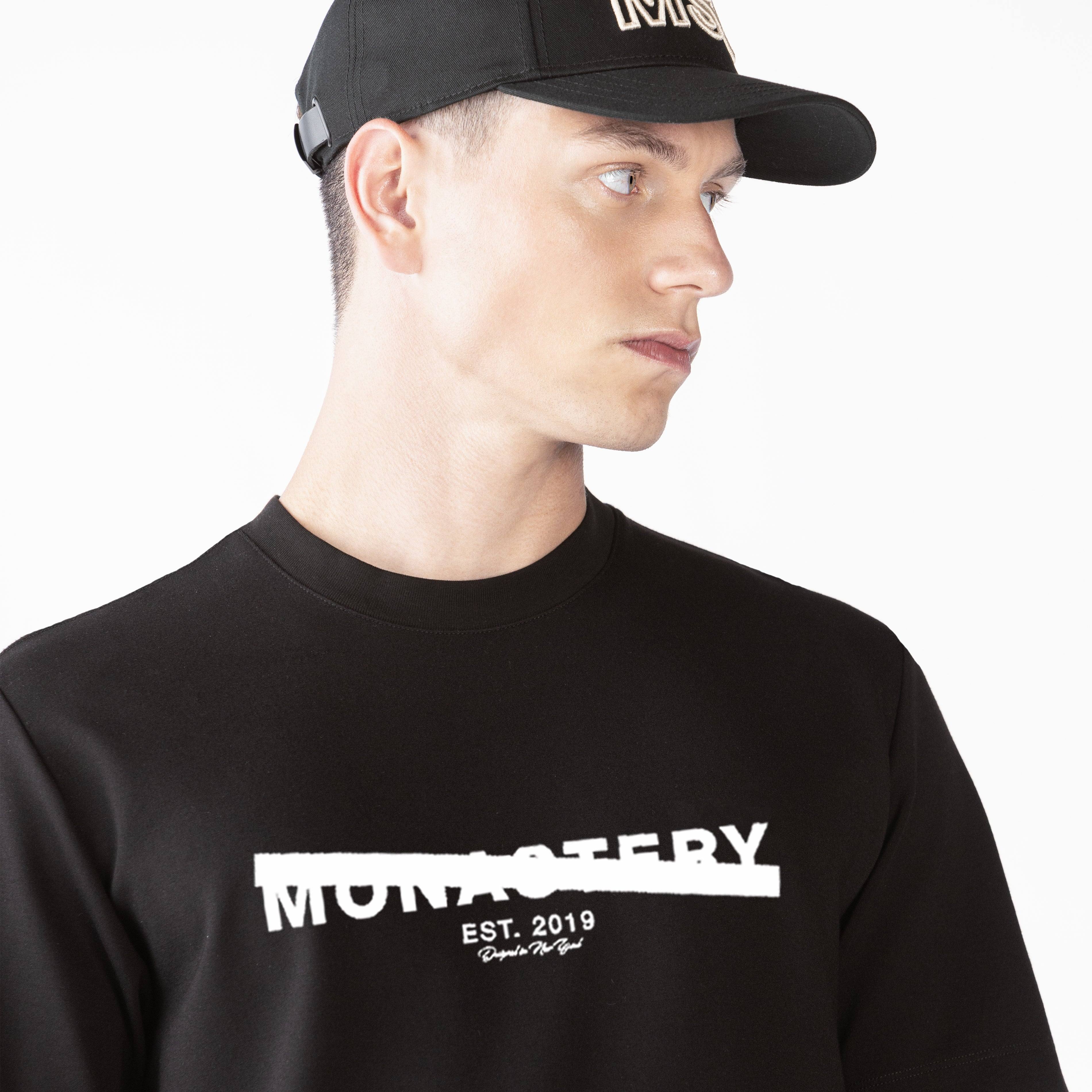 CAMISETA THREE NEGRO 3 - MONASTERY