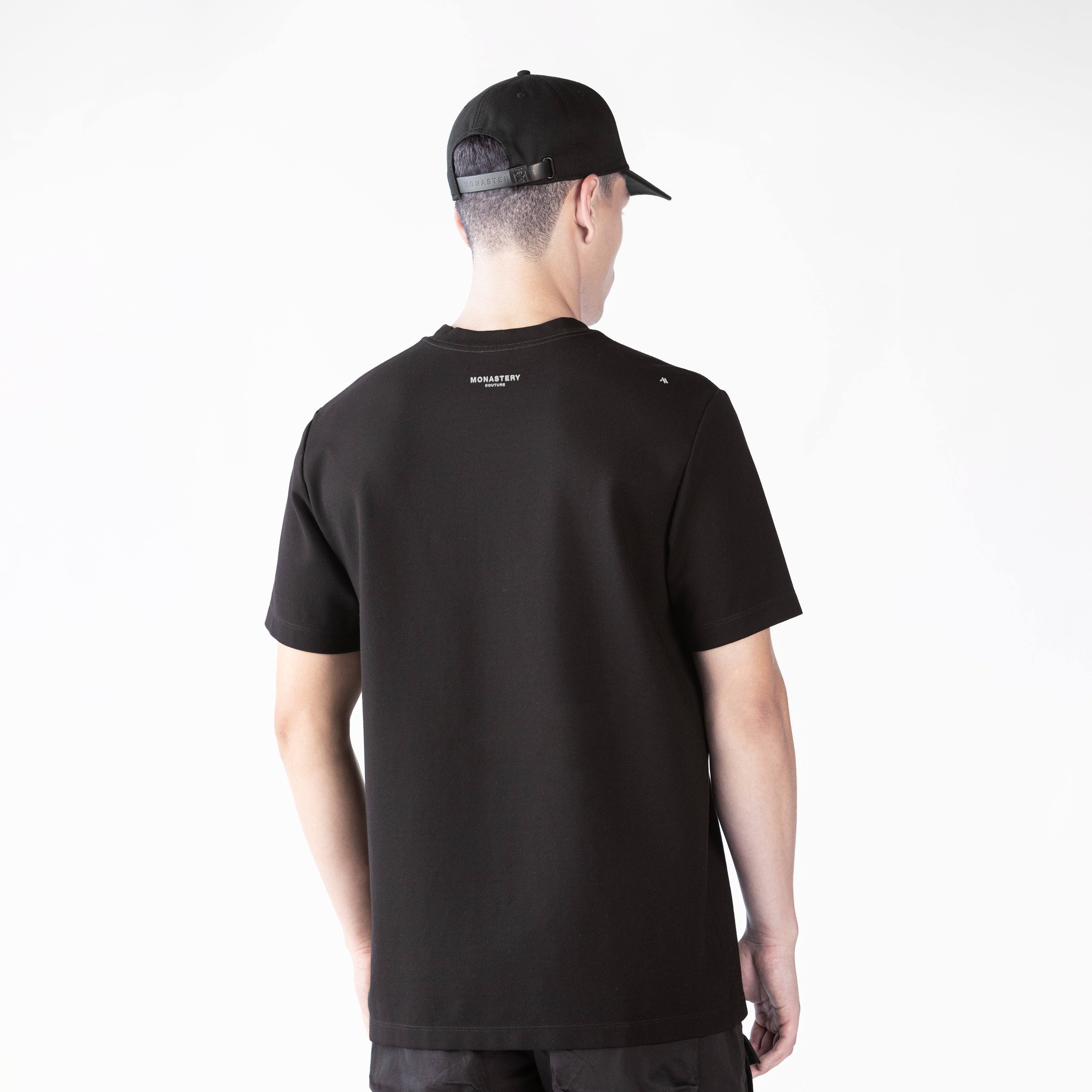 CAMISETA THREE NEGRO 4 - MONASTERY