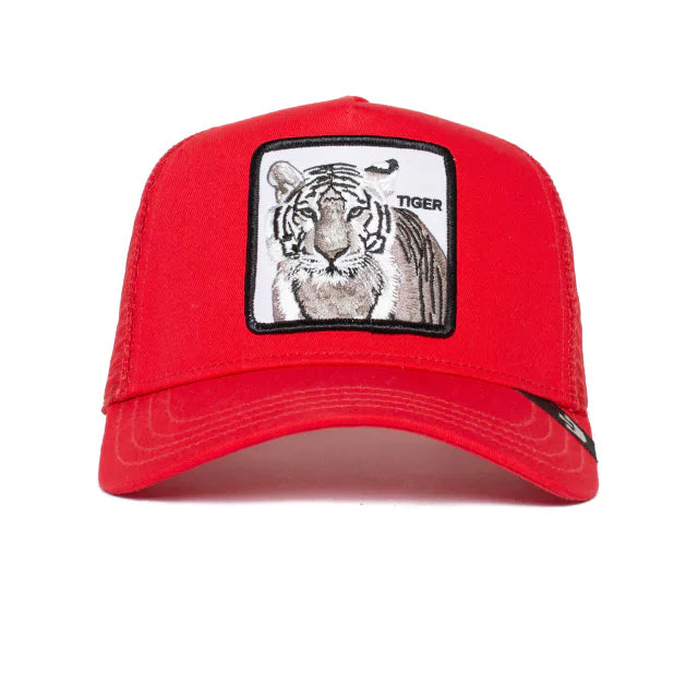WHITE TIGER CAP GOORIN RED