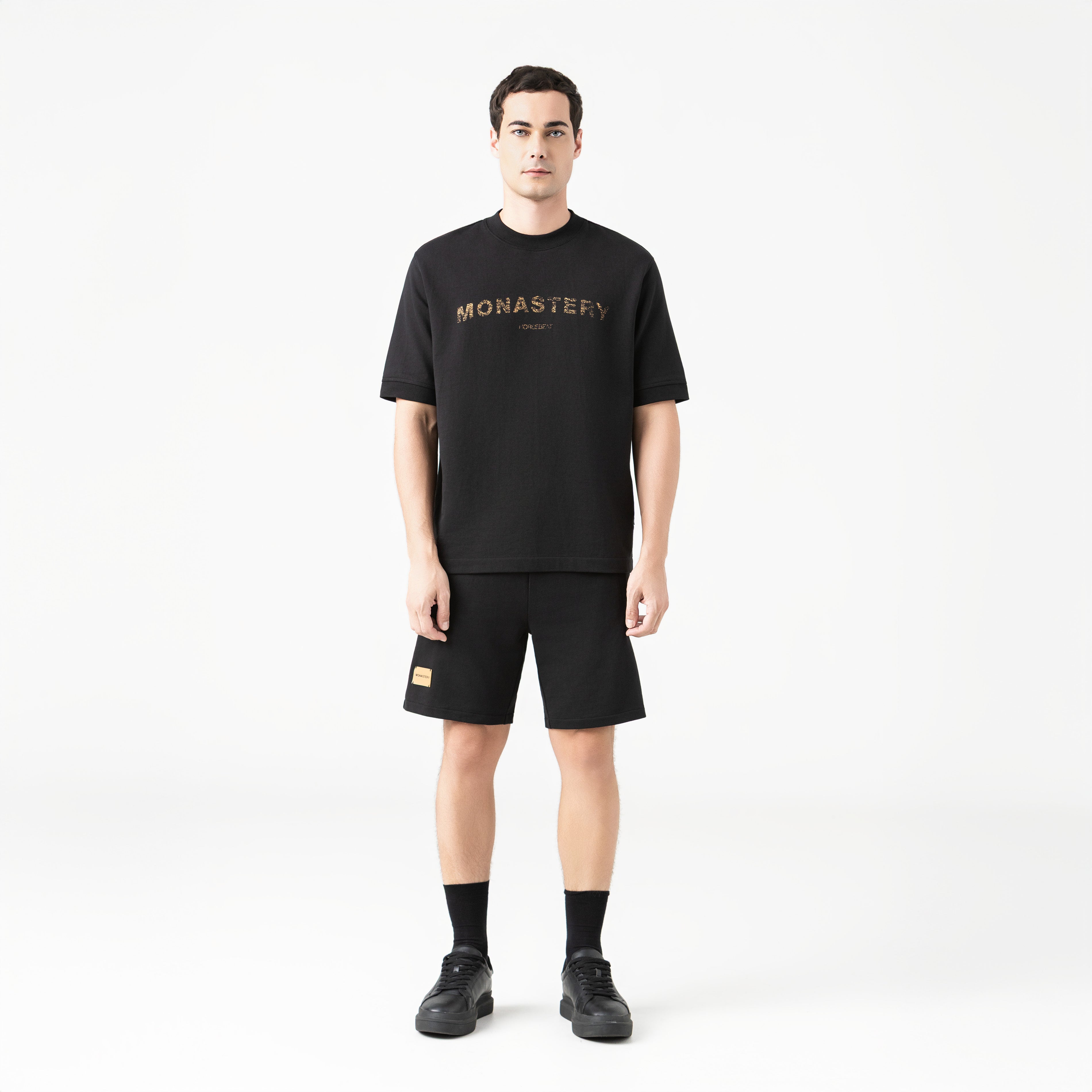 VIKRANT BURDA SHORT MEN BLACK
