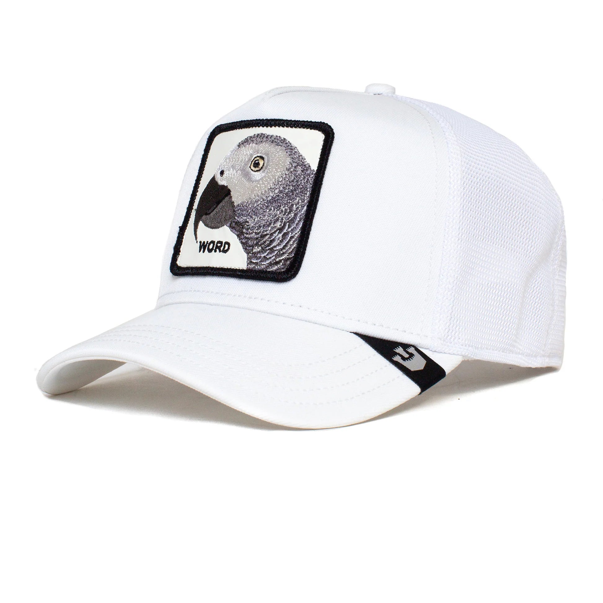 PLATINUM WORD CAP GOORIN WHITE