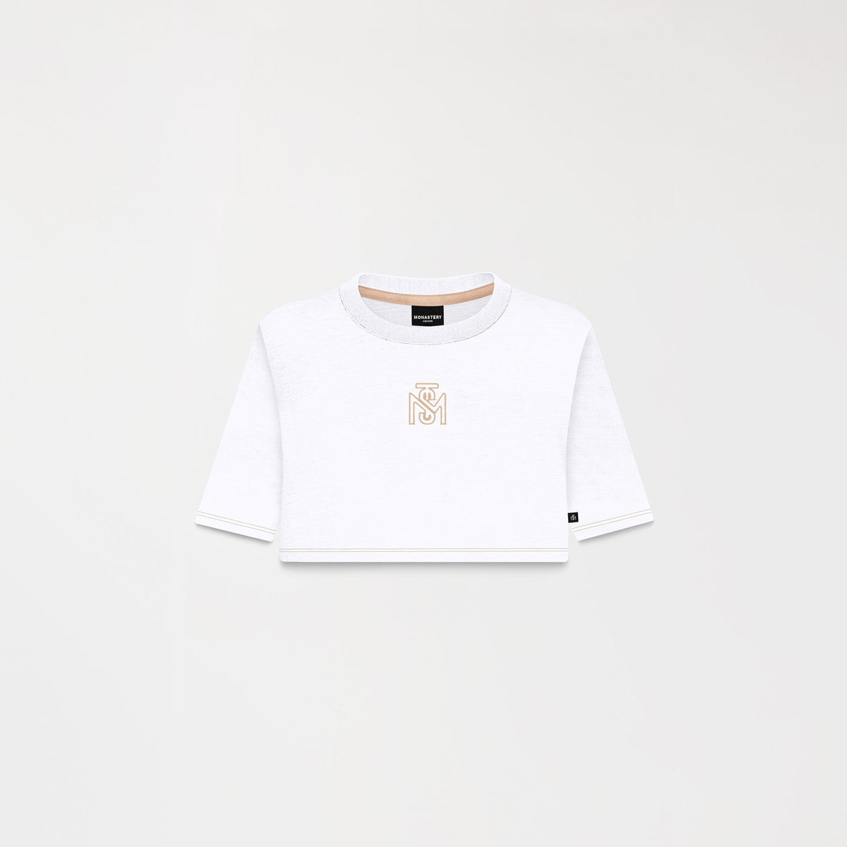 YLAIA CROP TOP WOMEN WHITE