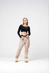 BREW WHITE CROP TOP - AP CROWN - ANCESTRAL STREETWEAR