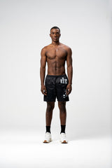GRIM BLACK SHORTS - AP CROWN - ANCESTRAL STREETWEAR