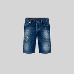 ASTROPHEL BLUE DENIM SHORT - Monastery