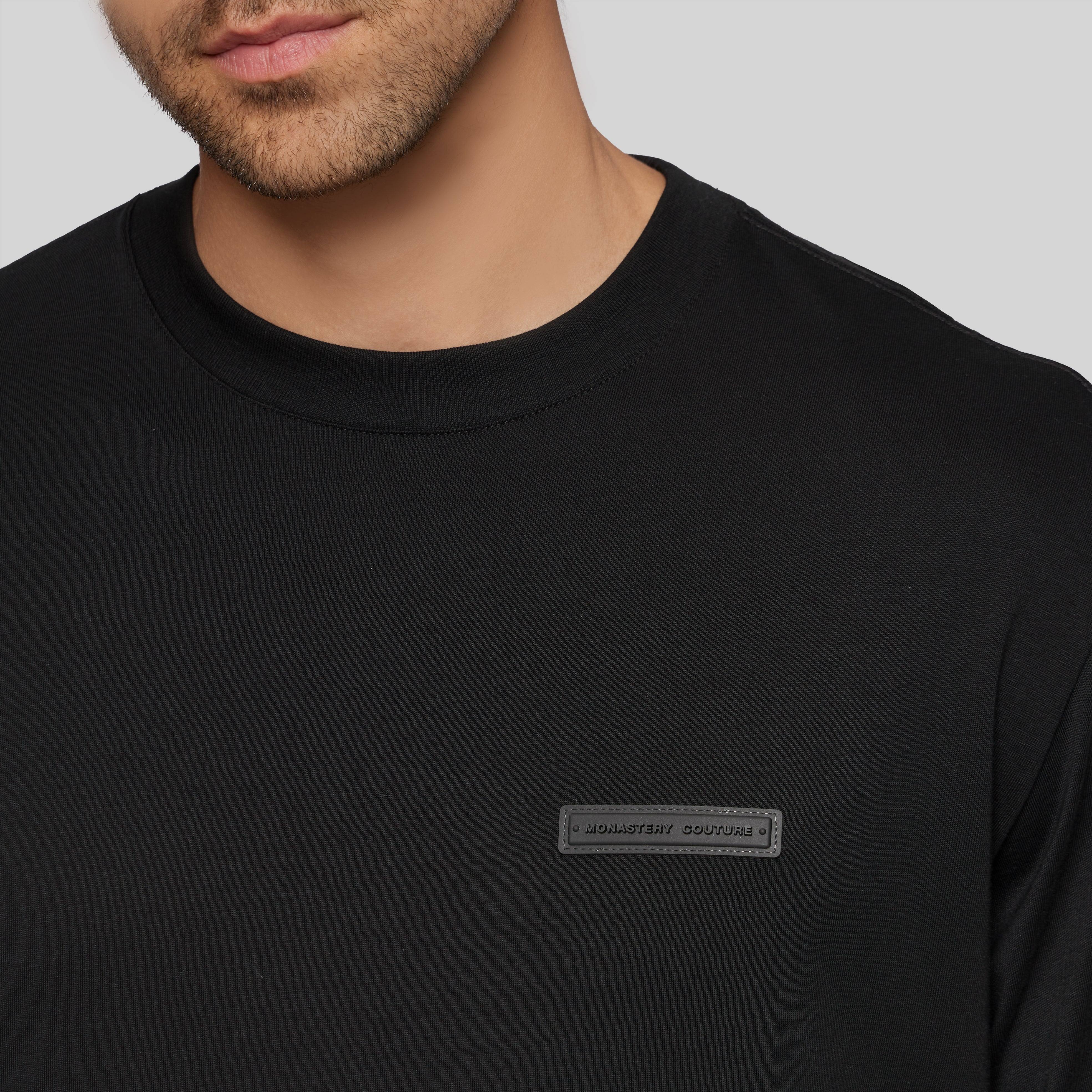 BLISTA BLACK T-SHIRT OVERSIZE - Monastery
