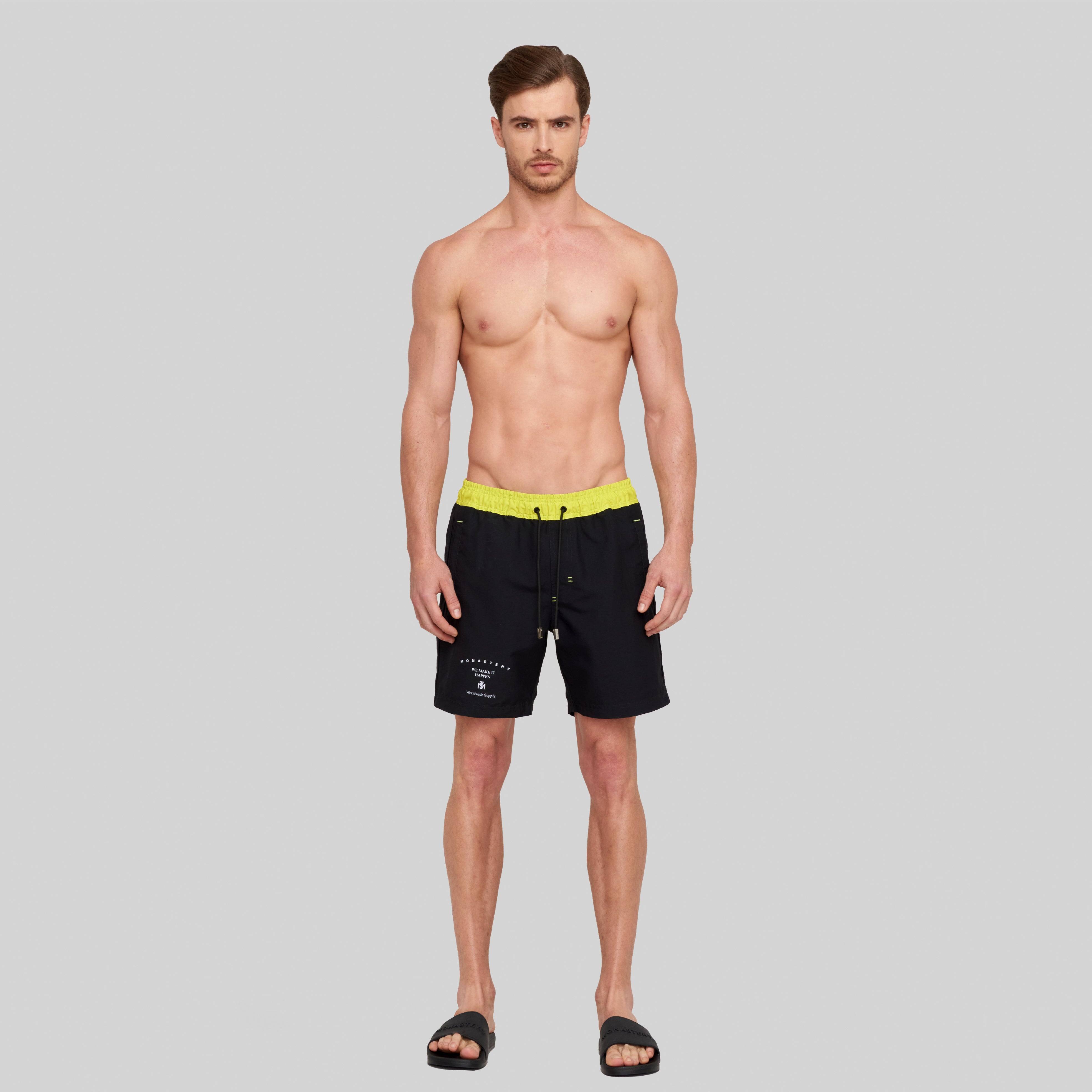 FENIX BLACK SWIM SHORT - Monastery