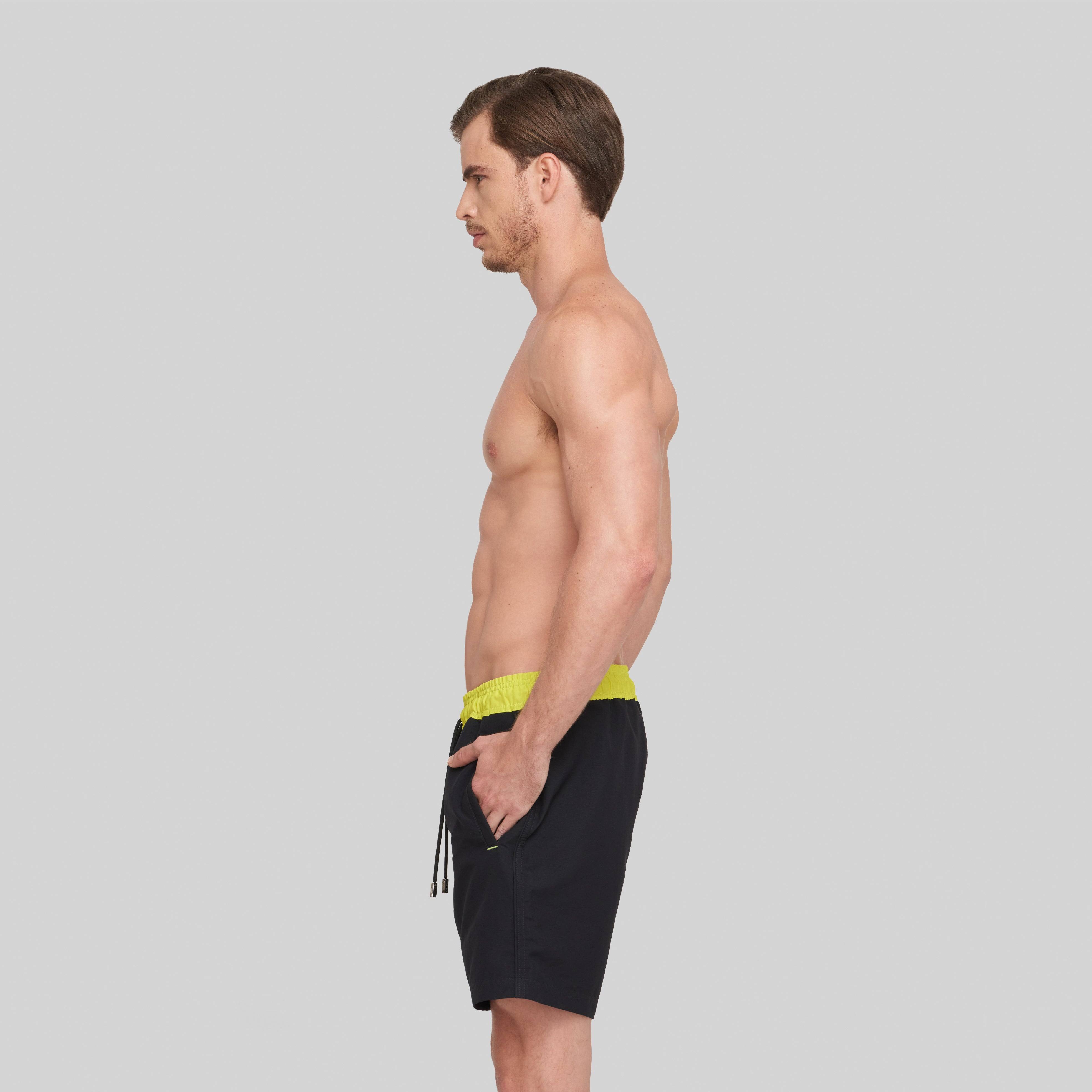 FENIX BLACK SWIM SHORT - Monastery