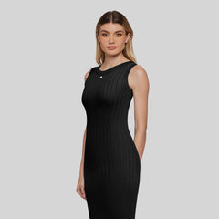 LANCIA DRESS KNIT MST BLACK