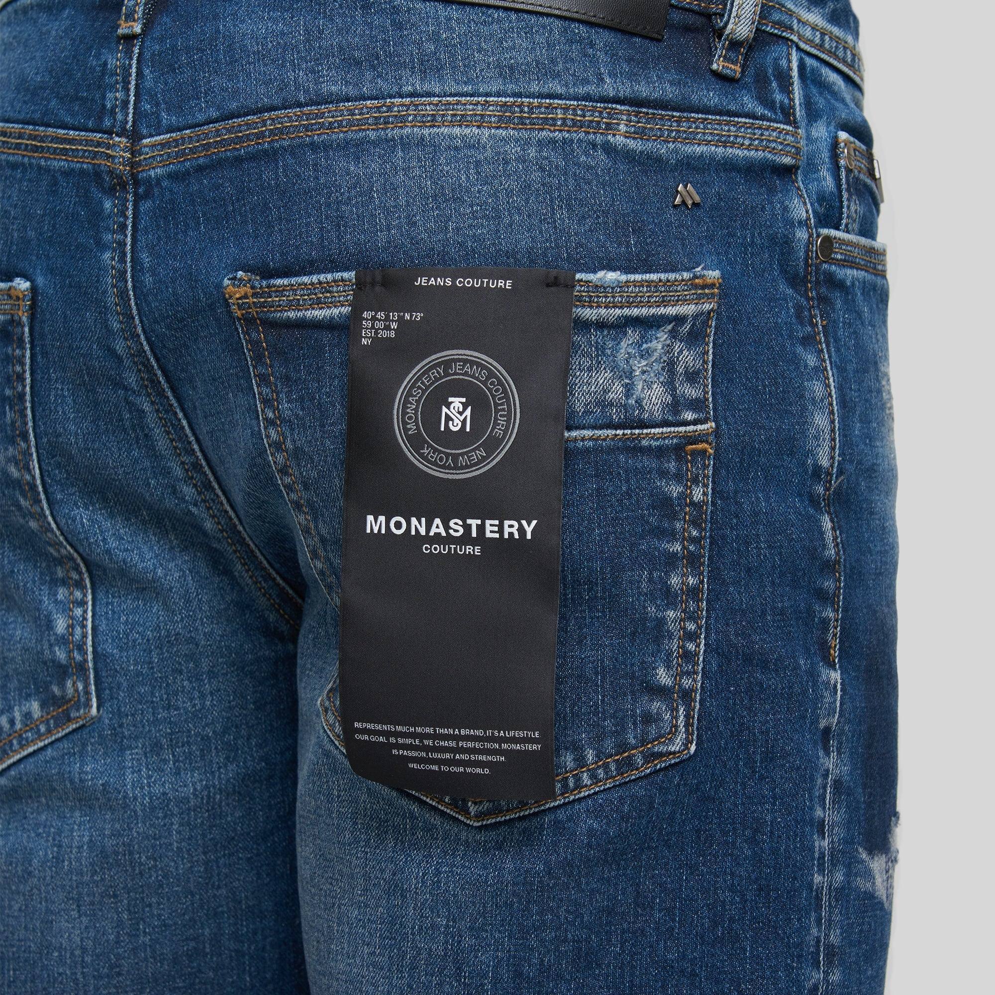 NAVI BLUE DENIM SHORT - Monastery