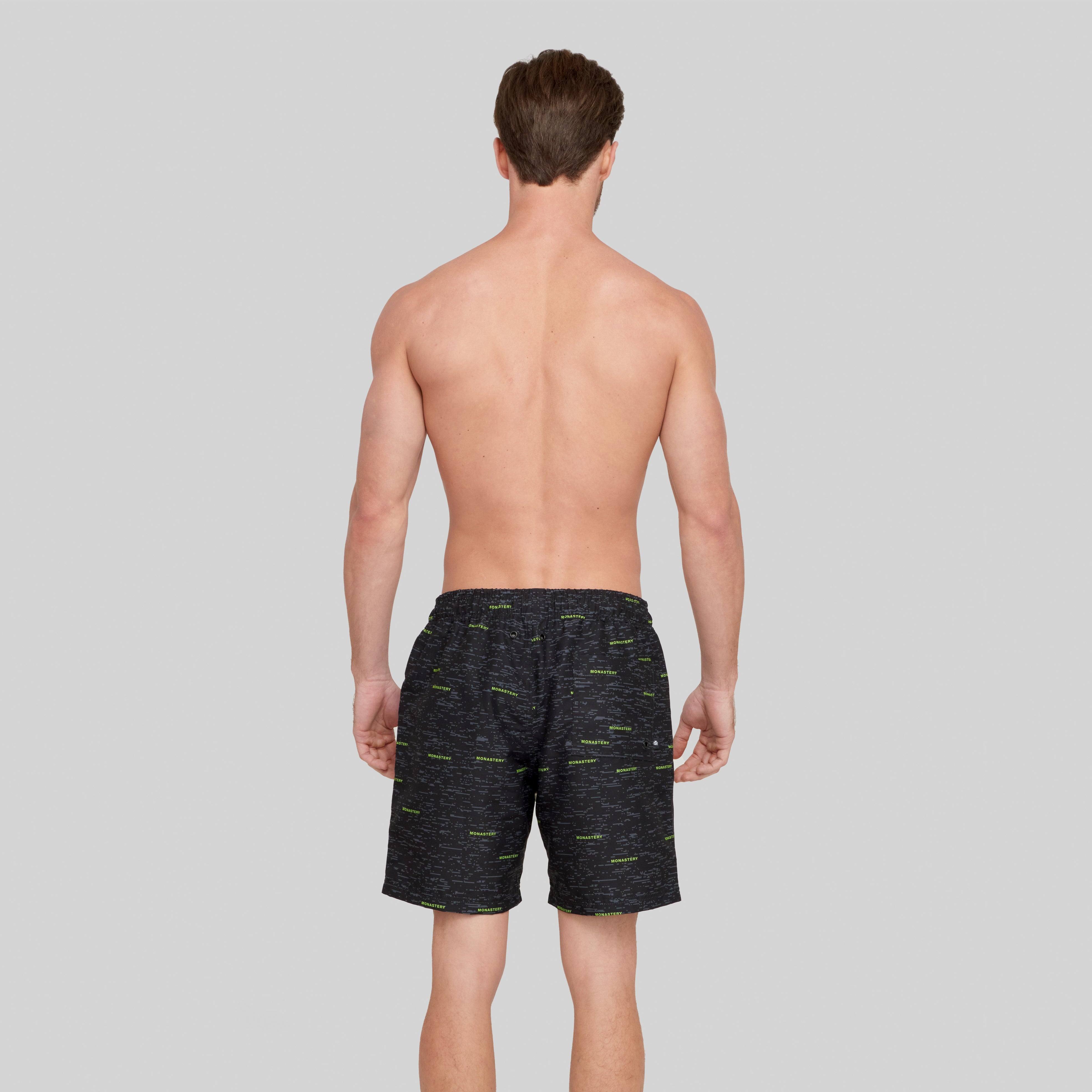 OBERON GREEN SWIM SHORT - Monastery