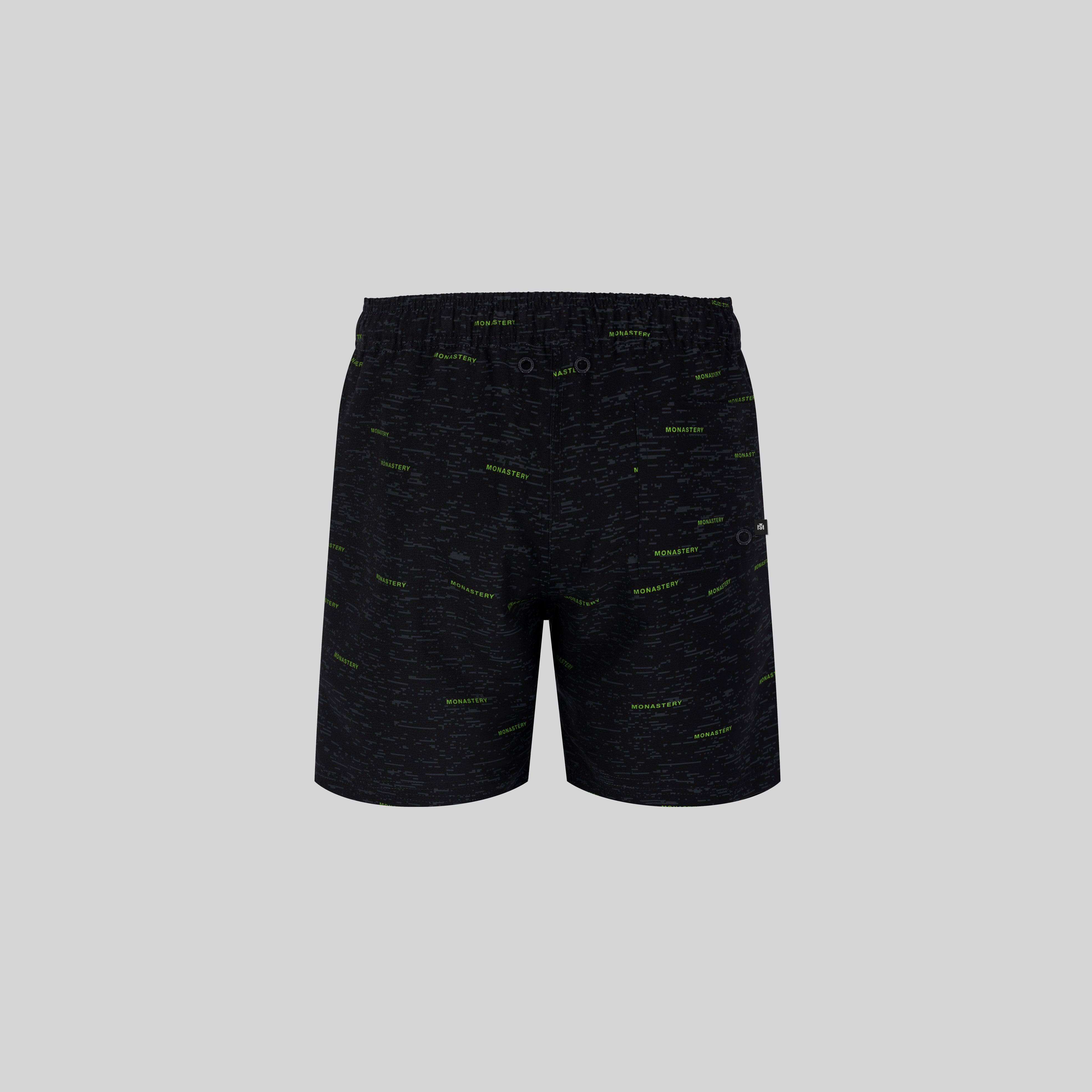 OBERON GREEN SWIM SHORT - Monastery