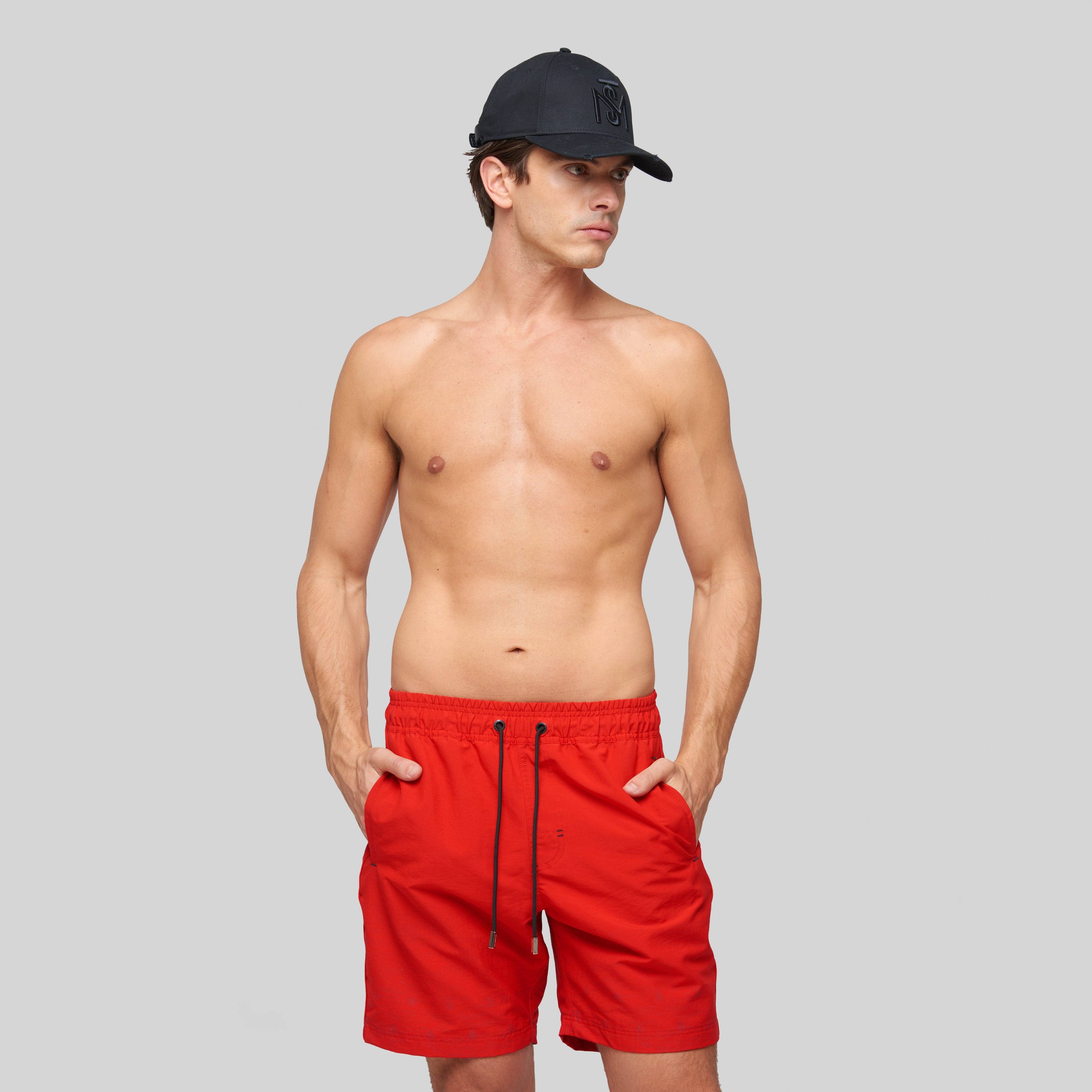 OCRIDA RED SWIM SHORT - Monastery