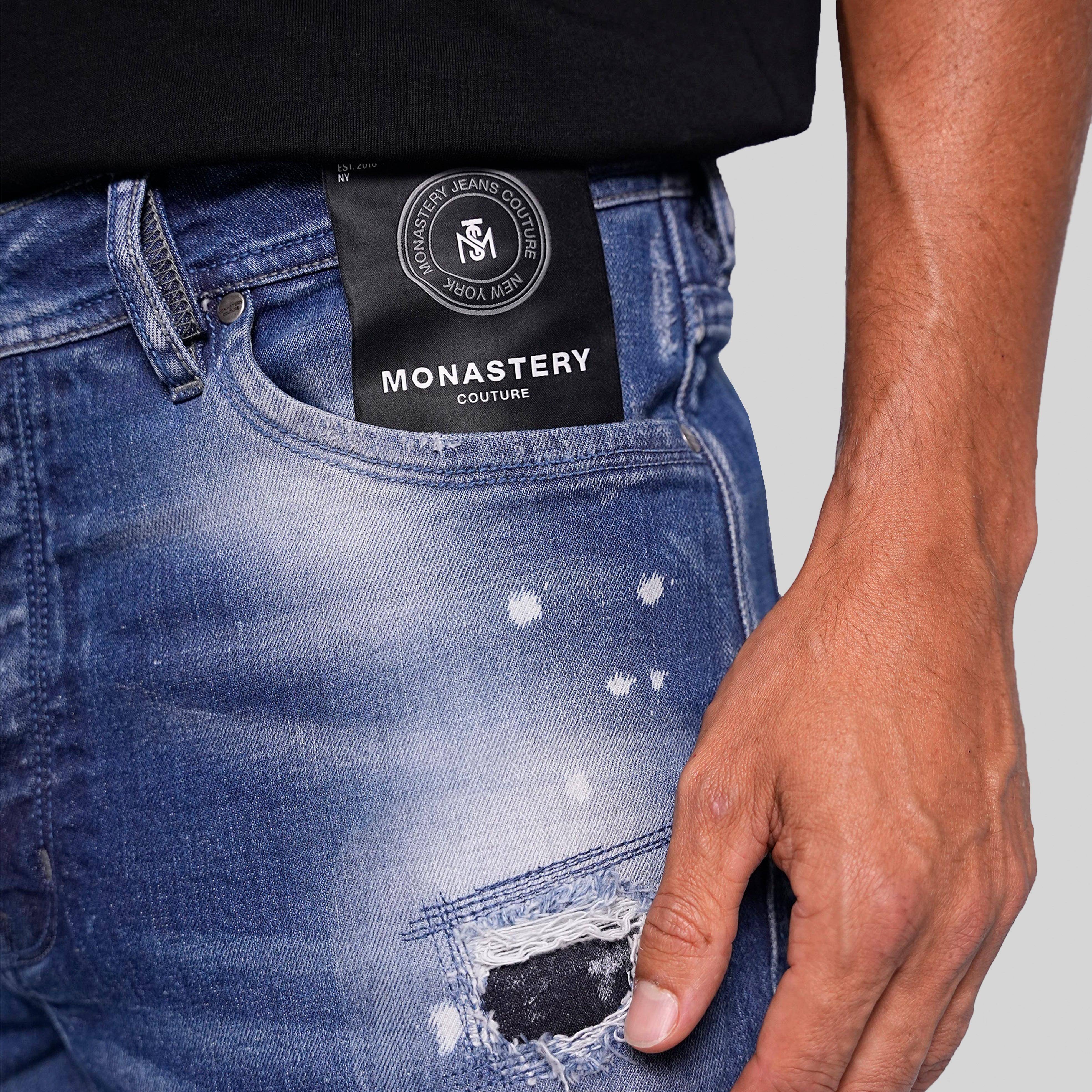PONTO BLUE DENIM SHORT - Monastery