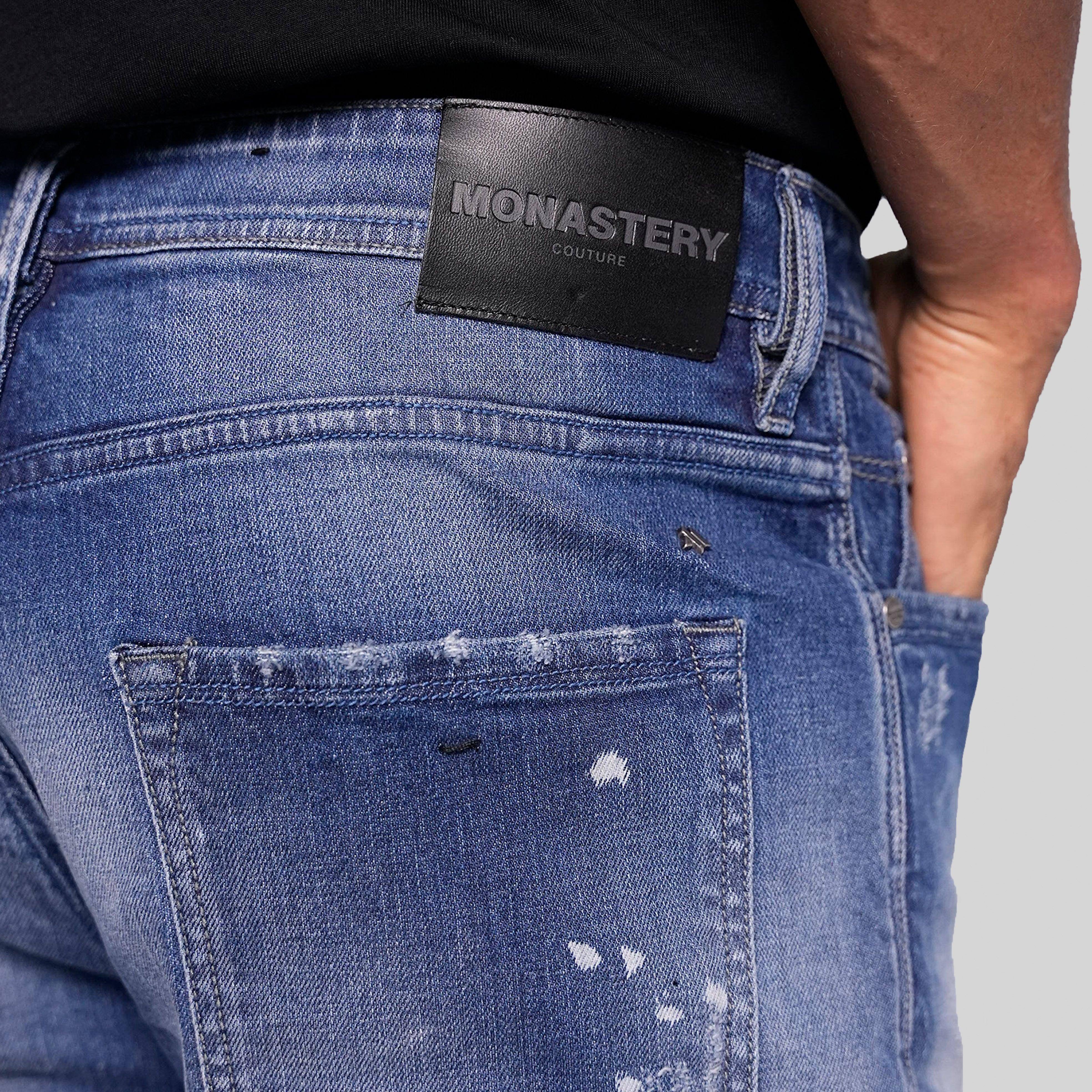 PONTO BLUE DENIM SHORT - Monastery
