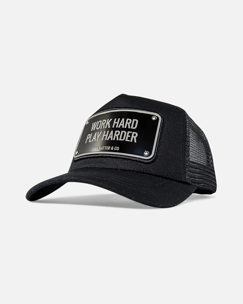 WORK HARD CAP JHR BLACK